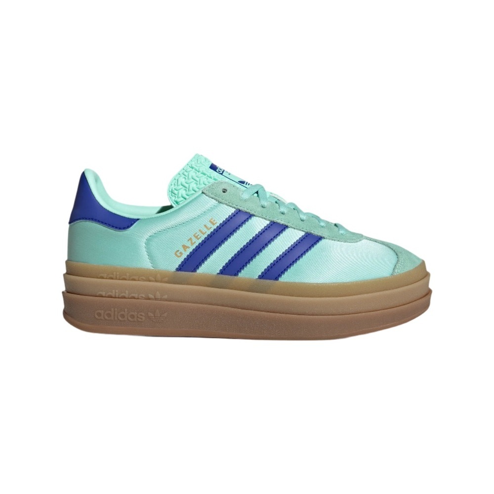 Adidas Women's Gazelle Mint and Blue Sneakers size 7.5 - Picture 2 of 12